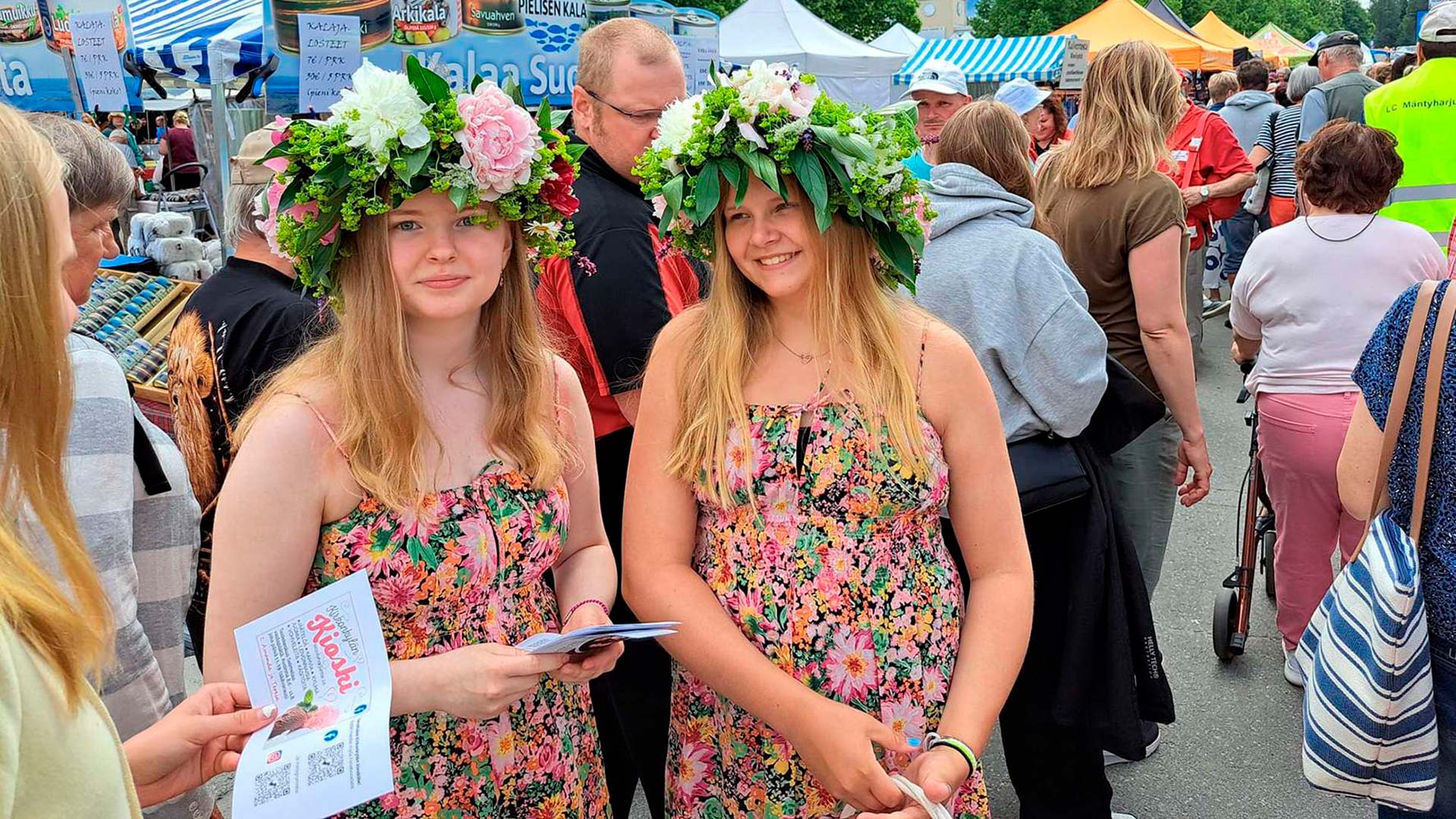 Mäntyharjun markkinoilla.